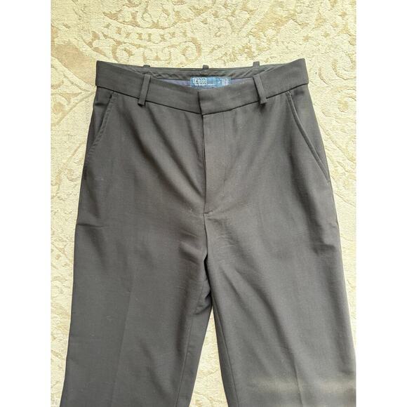 Polo Ralph Lauren Black Stretch Wool Wide Leg Dress Pants Women’s Size 2 - Picture 6 of 10